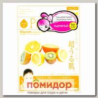 Маска для лица тканевая Питательная c витаминным комплексом SUNSMILE Essence