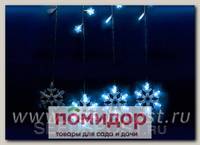 Занавес светодиодный фигурный с контроллером SNOWFALL, 2,7 м