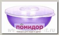 Миска 0,6 л с герметичной крышкой (контейнер) (Цвета в ассортименте)